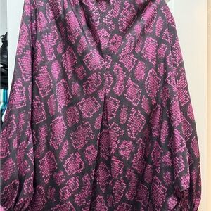 Michael Kors Pink and Black Patterned Jacket